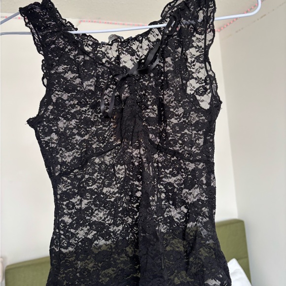 Brandy Melville Other - Brandy Melville Black Lace Chemise